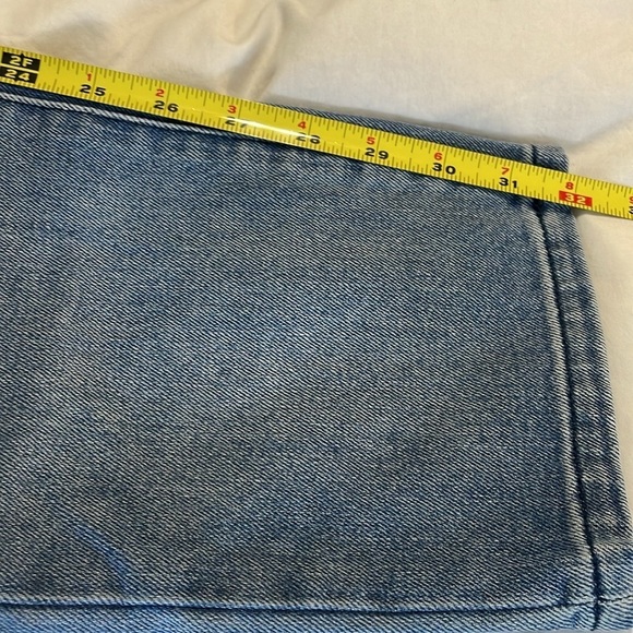 GUESS | Eco Rip-and-Repair Tapered Jeans | Blue | Size 34 - Picture 15 of 15